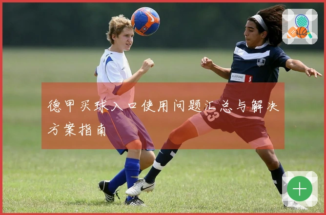 德甲买球入口使用问题汇总与解决方案指南