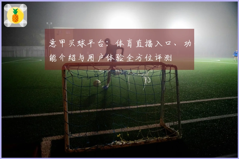 意甲买球平台：体育直播入口、功能介绍与用户体验全方位评测