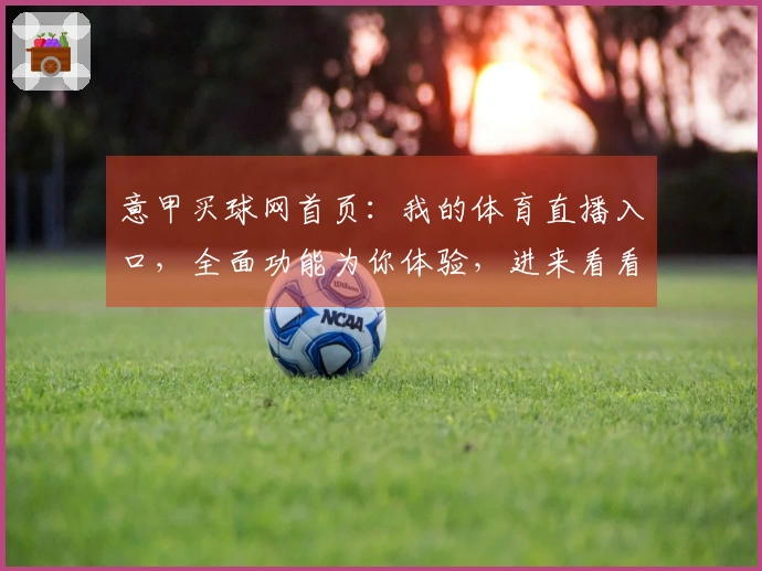 意甲买球网首页：我的体育直播入口，全面功能为你体验，进来看看使用多方便